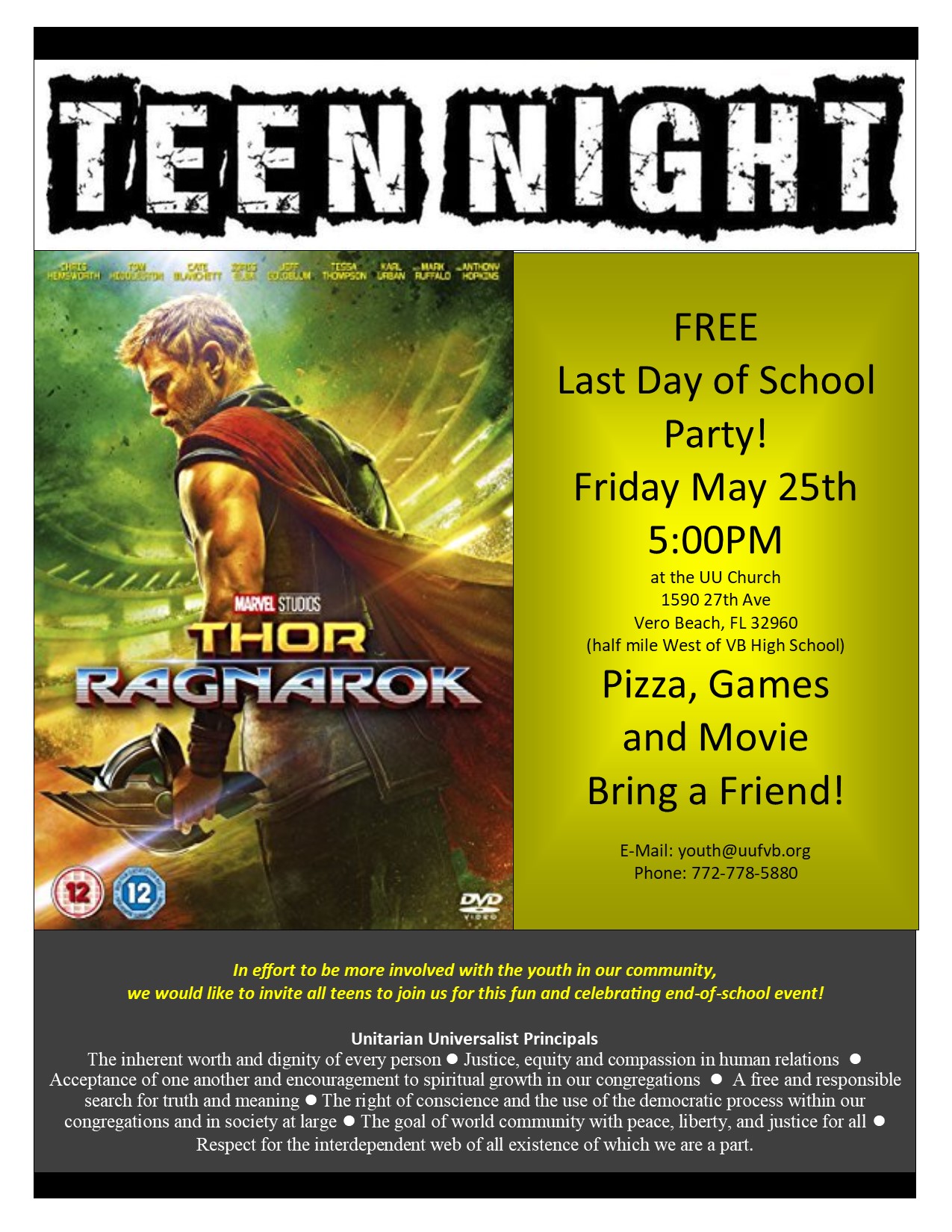 Our Free Teen Nights