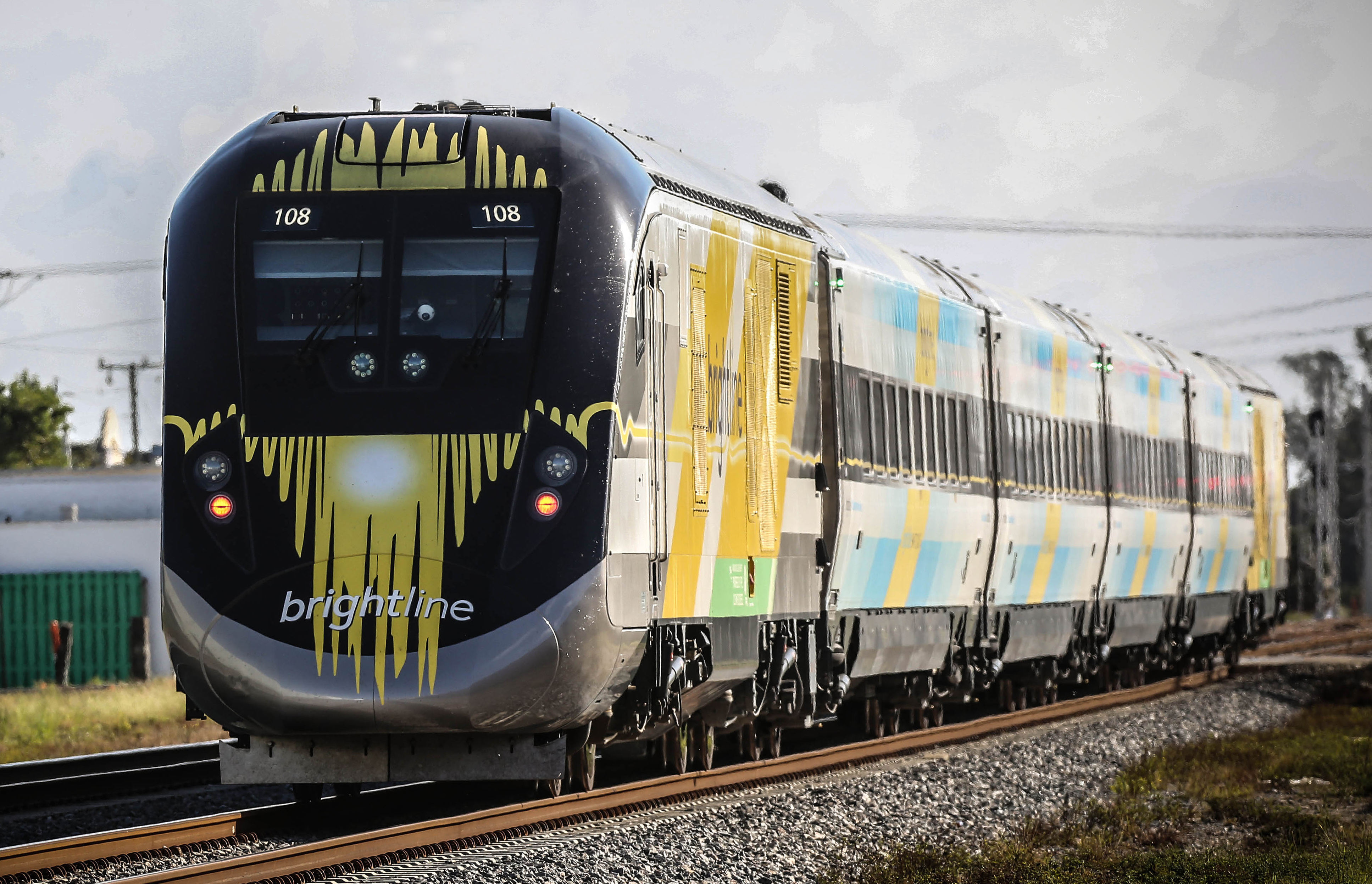 View of the Brightline Train In West Palm Beach Vero News
