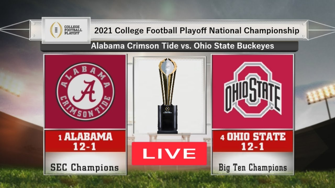 CFP National Championship Game: Alabama vs Ohio State Live Stream | FBStreams Link 3