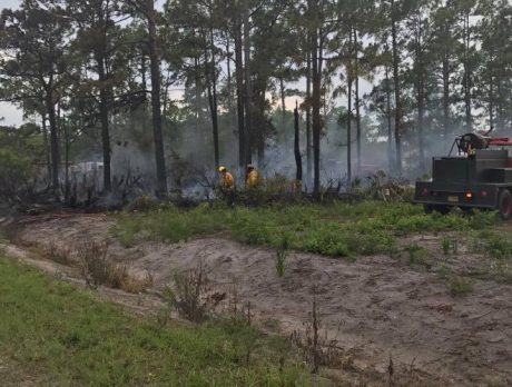 Small brush fire contained in Vero Beach, officials say