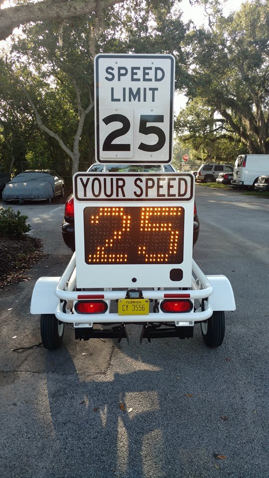 New speed trailer promotes safe driving in Vero Beach