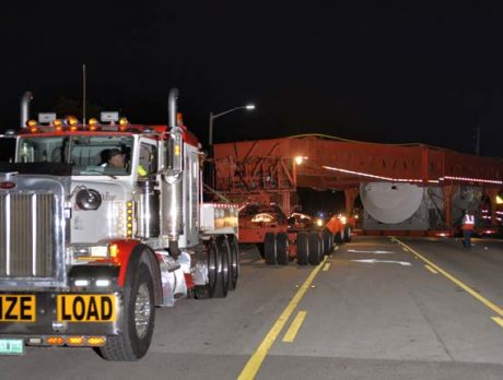 FPL moves massive equipment through  streets in wee hours