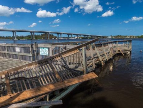 Irma did relatively little damage to docks on island