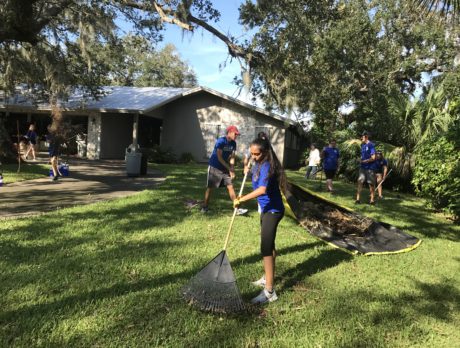 Photos: Sebastian River band helps storm clean-up