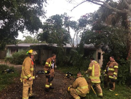 Fire causes heavy damage to home
