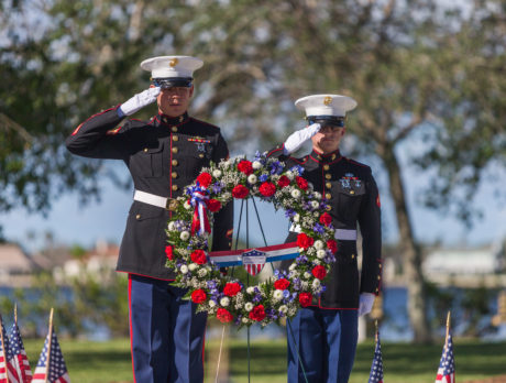 Photos – Veterans Day honored at Memorial Island