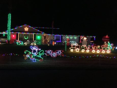 Christmas lights on 33rd Avenue in IRC