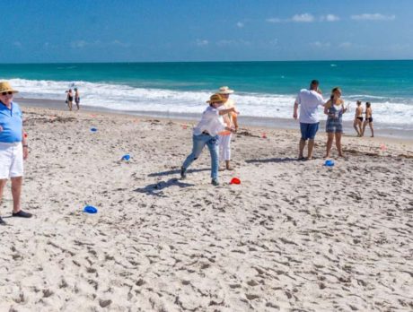 Beachside battle: Shell Tossing tilt benefits Rotary Club