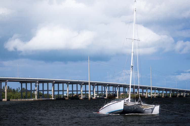 Owner of half-sunk boat by 17th St. Bridge to be charged