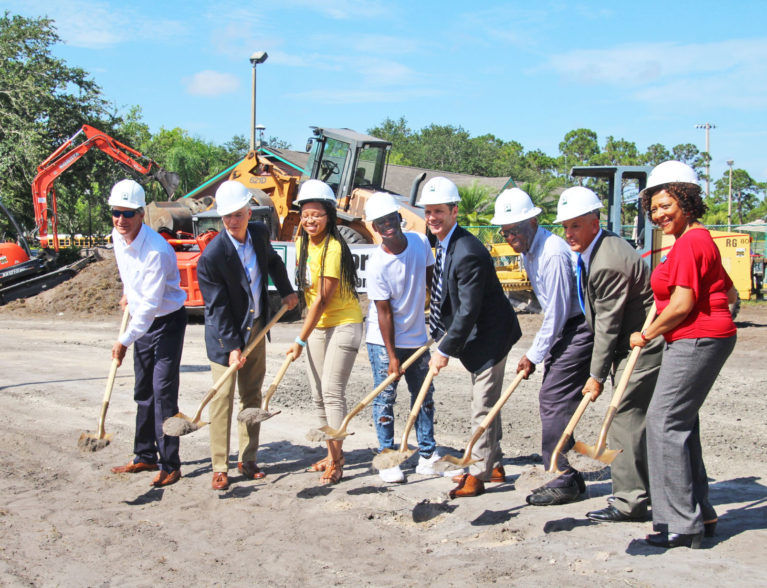 Groundbreaking ceremony for expansion project at GYAC