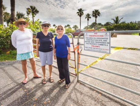 Controversy erupts at Moorings over beach path closure