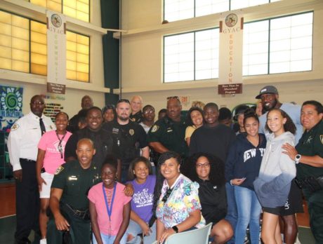 Photos – Officers connect with youth at GYAC event