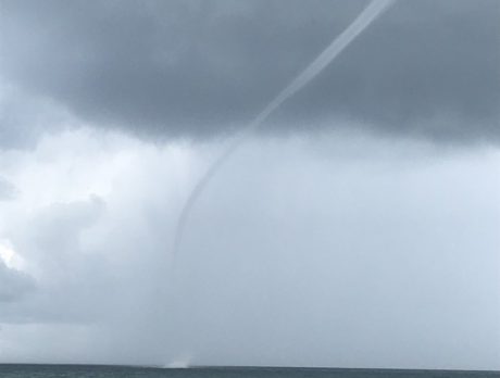 Waterspout spotted near south county
