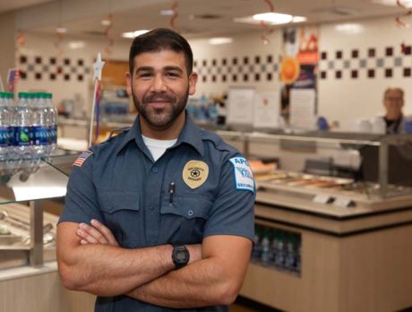Highly skilled SRMC security guard protects and saves