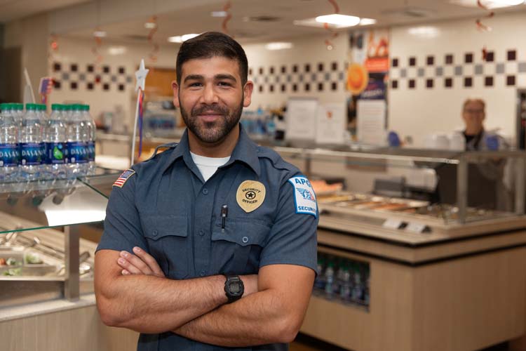 Highly skilled SRMC security guard protects and saves