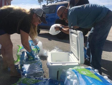 ‘Big Burger Blessing’: Residents unite to feed homeless, give school supplies