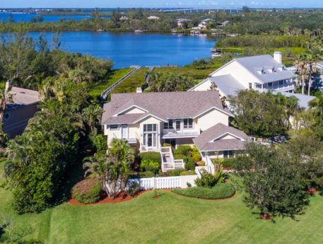 Beautiful waterfront home offers peaceful natural setting