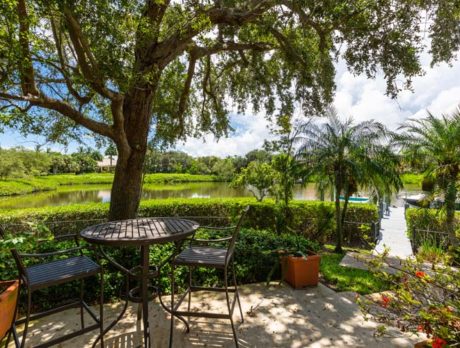 Elegant Riomar Bay estate has water views on three sides