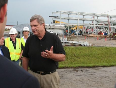 USDA Secretary, others gather at biofuel site to monitor construction