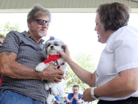 Dogs, cats receive blessing at Humane Society