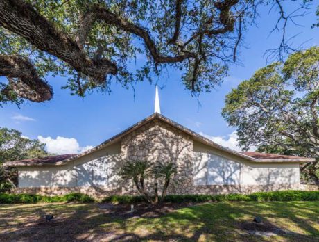 Vandals desecrate island church