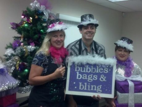 Bubbles, Bags & Bling for Classy Chicks fundraiser Dec. 2