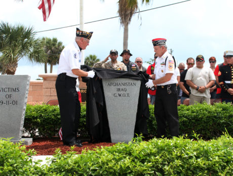 Veterans honored, monument erected in Sebastian Ceremony