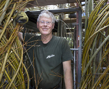 Volunteers eager to work on McKee Stickwork sculpture