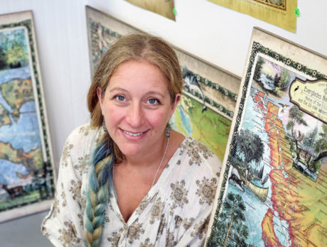 Middleton charts artistic course through map drawing