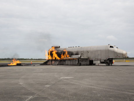 Fire training ongoing at Vero Airport