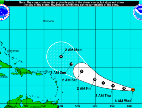 Tropical Storm Katia – Aug. 31