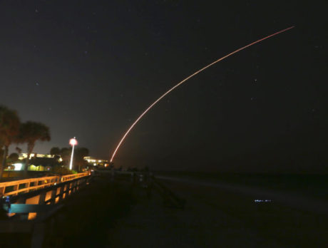 NASA: Rocket launch brightens sky on another cold night