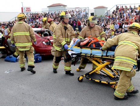 Mock DUI at Vero Beach High