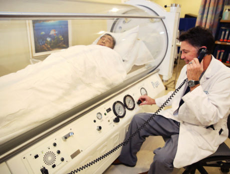 Hyperbaric oxygen chambers speed up healing process