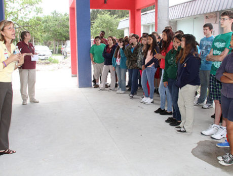 Touring the new Sebastian Charter Junior High