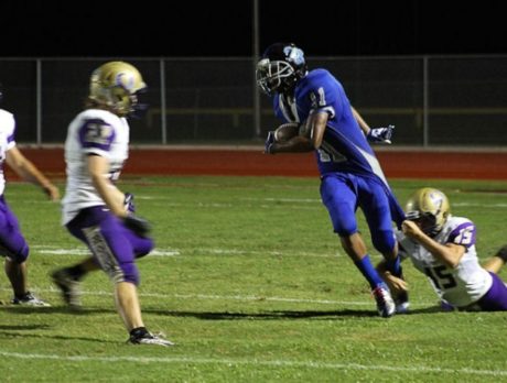 Sharks gain district win against Okeechobee