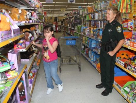 “Shop with a cop” at Vero Beach Walmart