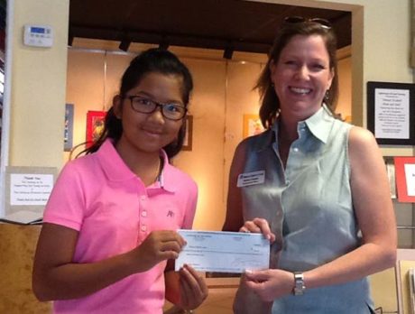 Hibiscus Children’s Center receives donation from Lighthouse art students