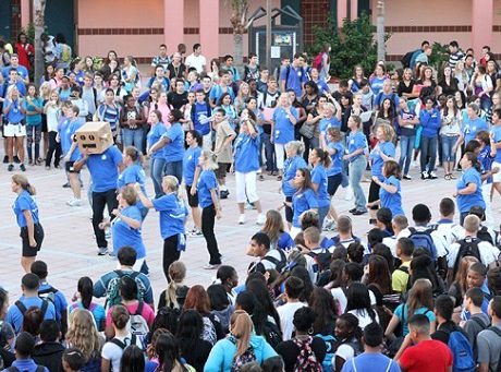 Flash mob at Sebastian River High