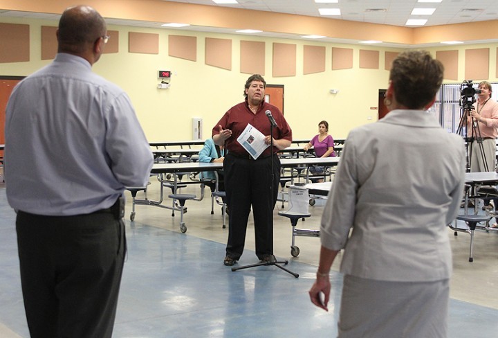 School district town hall meeting