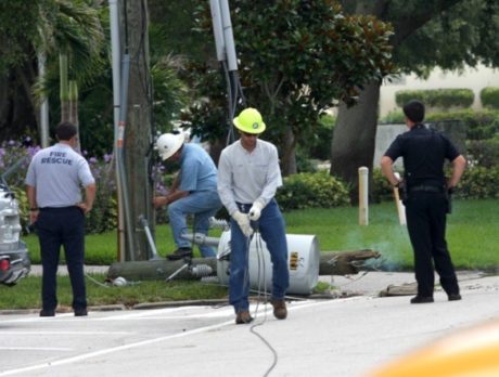 Vero Beach utilities and emergency personnel respond