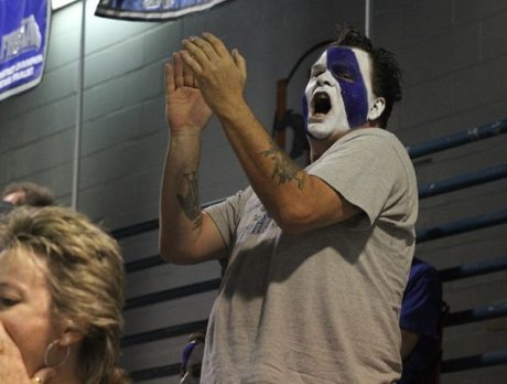 Fans cheer on Lady Sharks