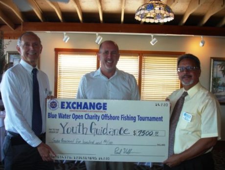 Exchange Club of Sebastian presents $7,500 check to Youth Guidance