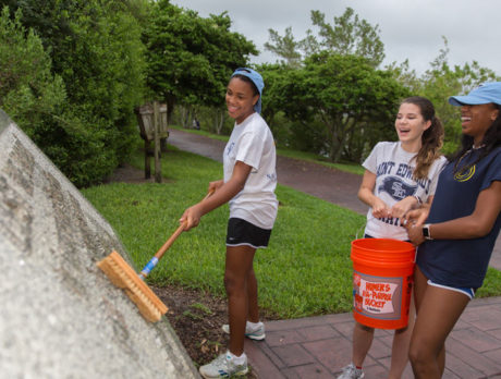 ‘Good’ time! St. Ed’s students embrace Day of Service