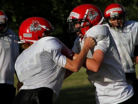 Blocking drills at Vero Beach Venom