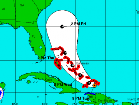 Hurricane Irene – Aug. 23 – 8 p.m.