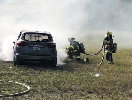 Woman’s car catches fire in Fellsmere