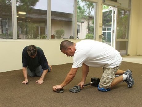 Sebastian Senior Center gets new carpet