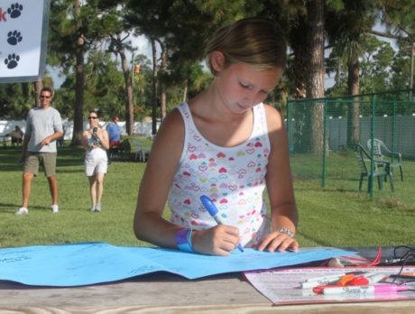 Dog lovers celebrate Sebastian Bark Park’s 2nd birthday