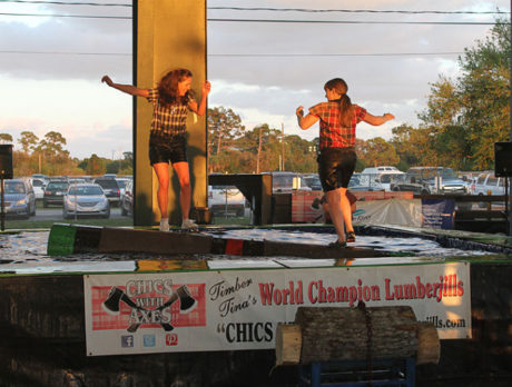 Chics with Axes entertain, compete at Firefighters’ Fair